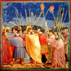 arrestation du Christ Judas Giotto di Bondone The Arrest of Christ Kiss of Judas 3